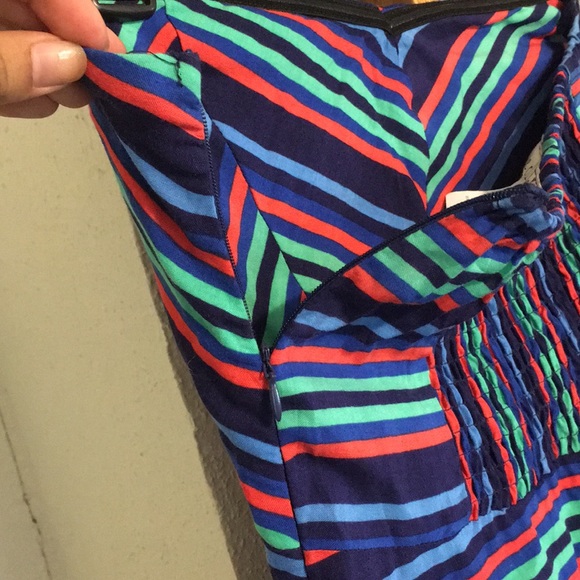 Striped Dress Strapless - Picture 3 of 4